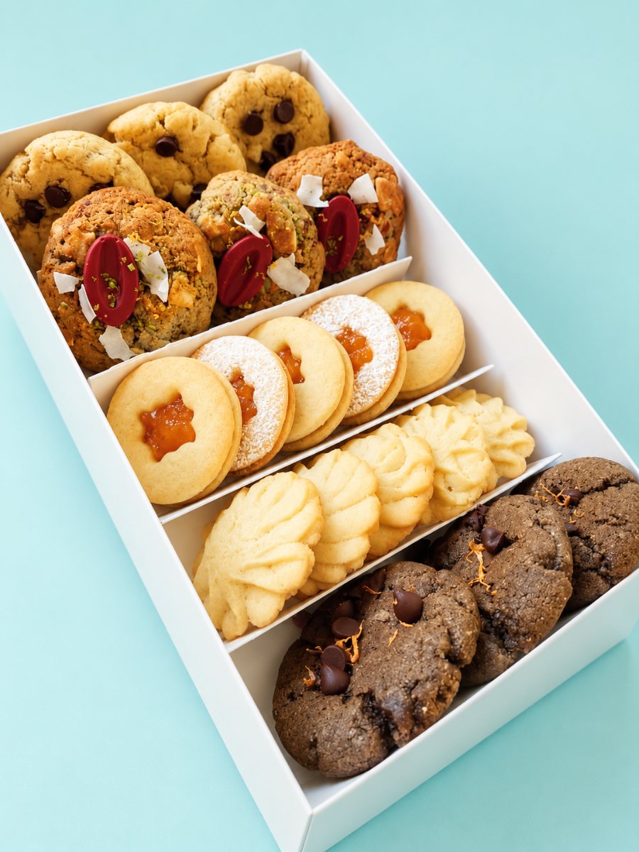 Box de regalo MISP con galletas